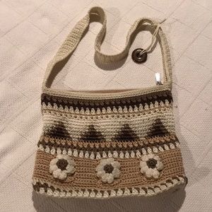The Sak Flower Crochet Purse.